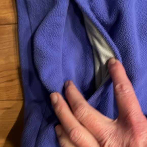 The North Face zip up purple with lavender trim jacket - Picture 4 of 6